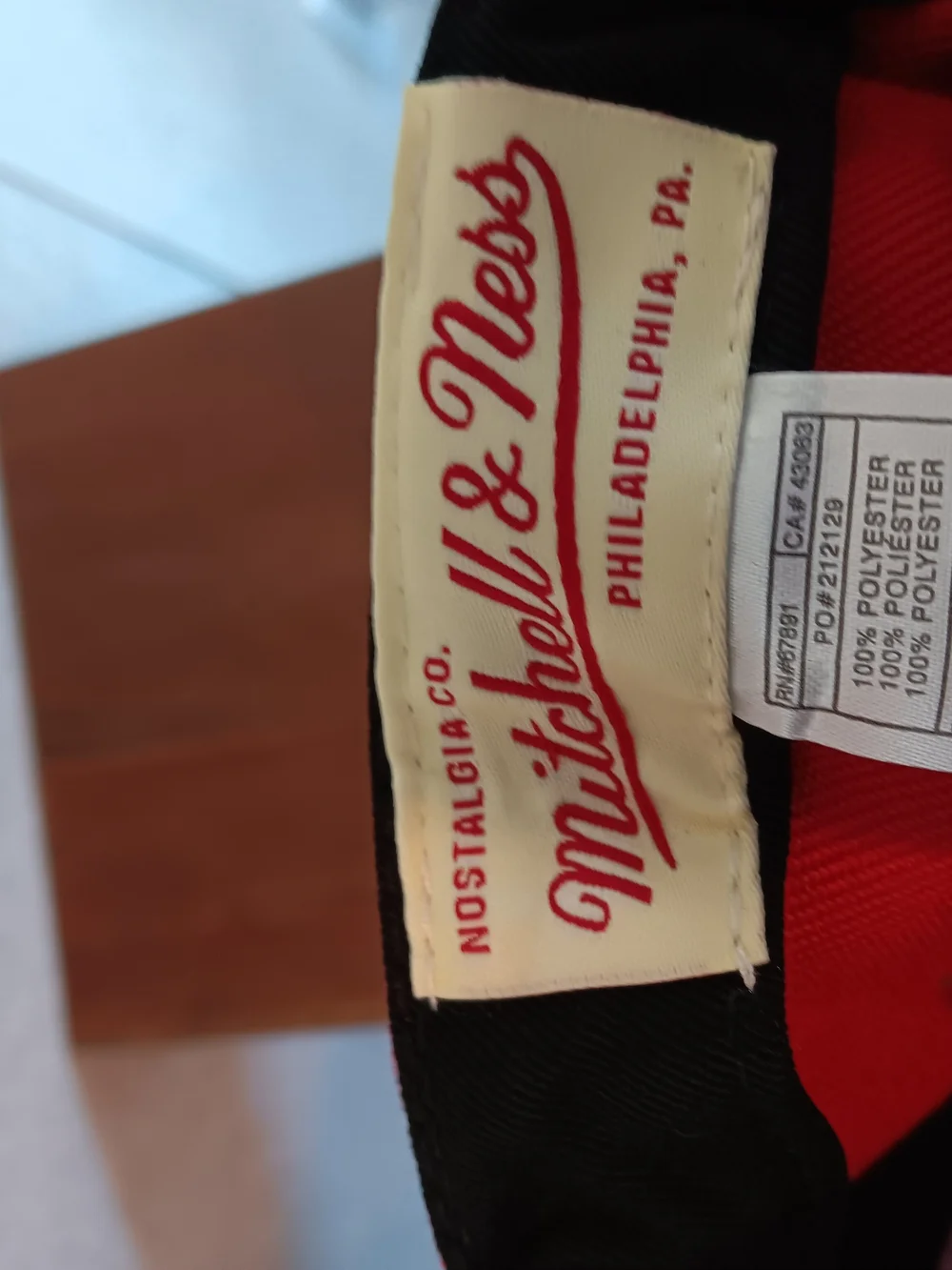Mitchell & Ness San Francisco 49 Ers Red Snapback Hat